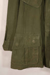 Real 1967 3rd Model Jungle Fatigue Jacket USAF, M-R with patches, used.