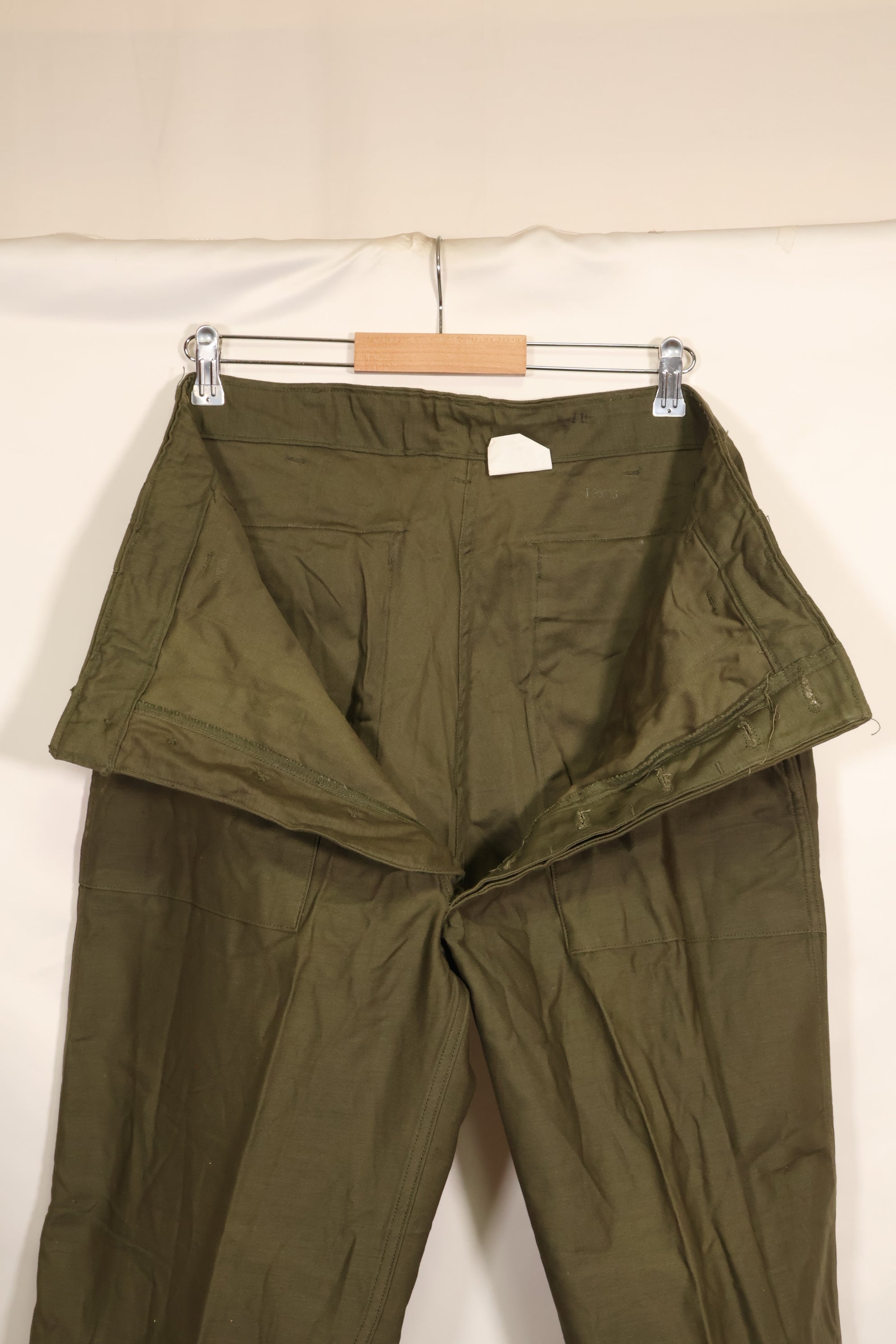 1974 Accounting TYPE 3 36 x 31 US Army OG-107 Utility Pants Baker Pants Used