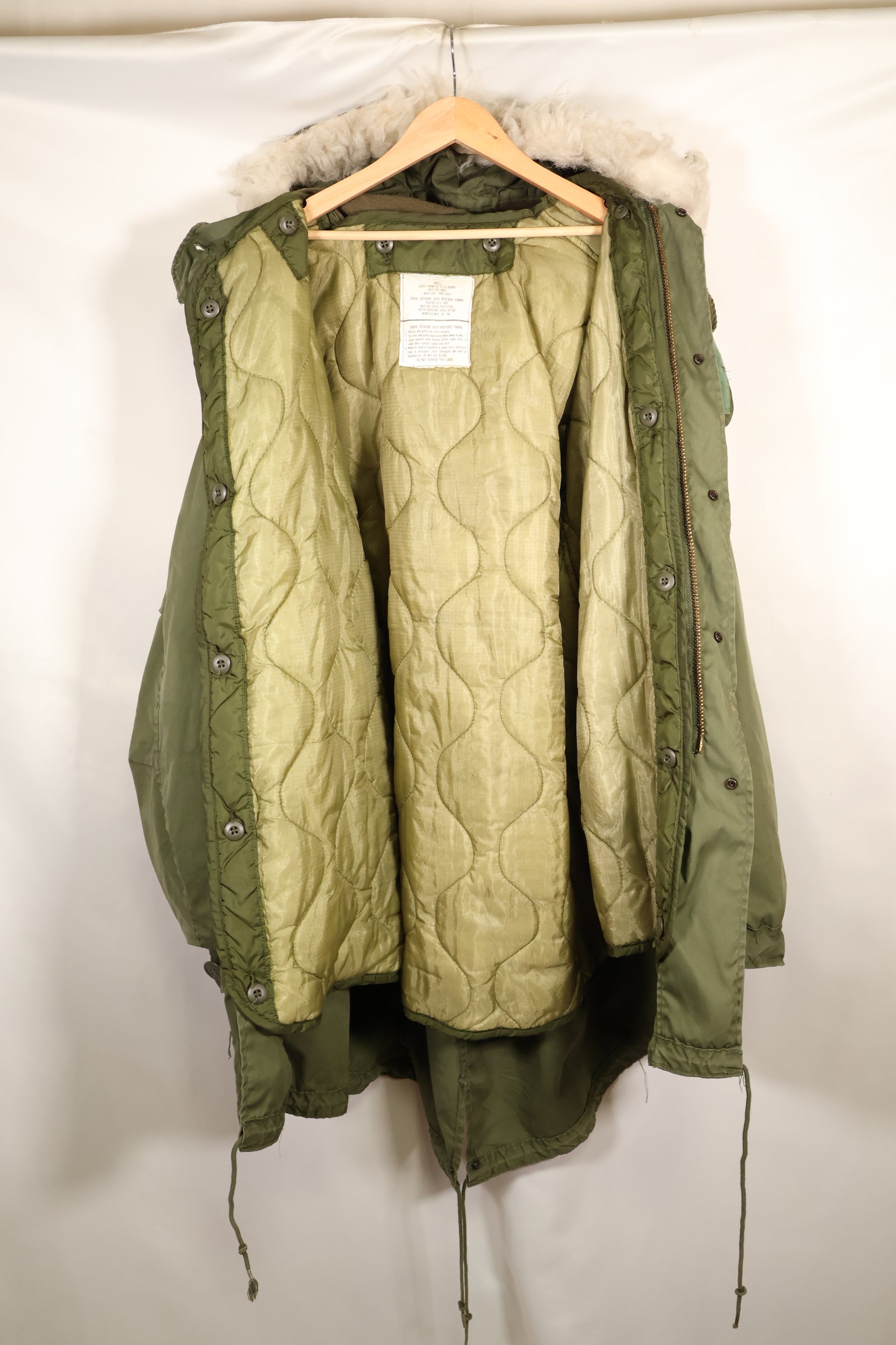 1970s Lot Mix M-R M65 Field Parka Fishtail Brass Zipper Used