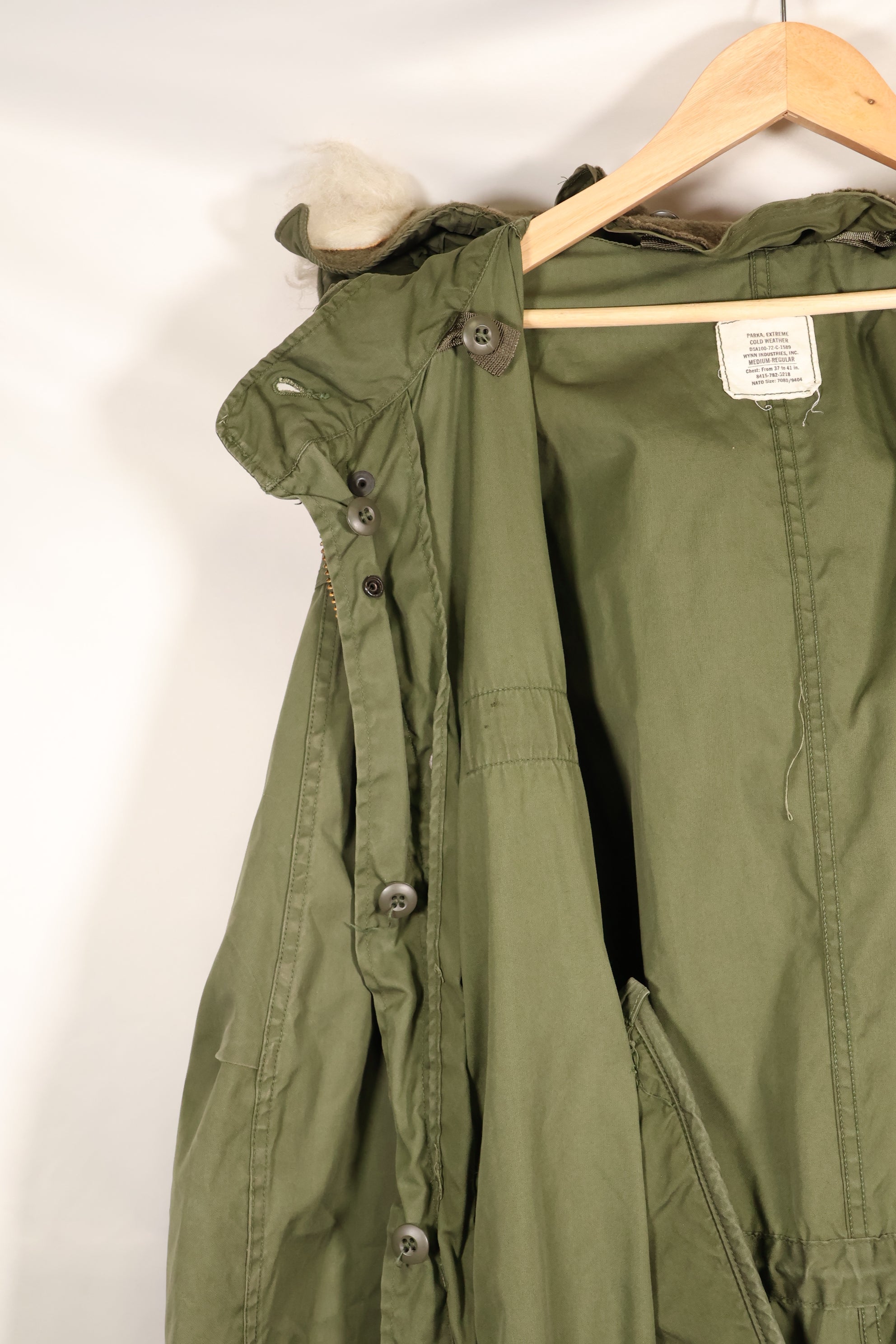 1970s Lot Mix M-R M65 Field Parka Fishtail Brass Zipper Used