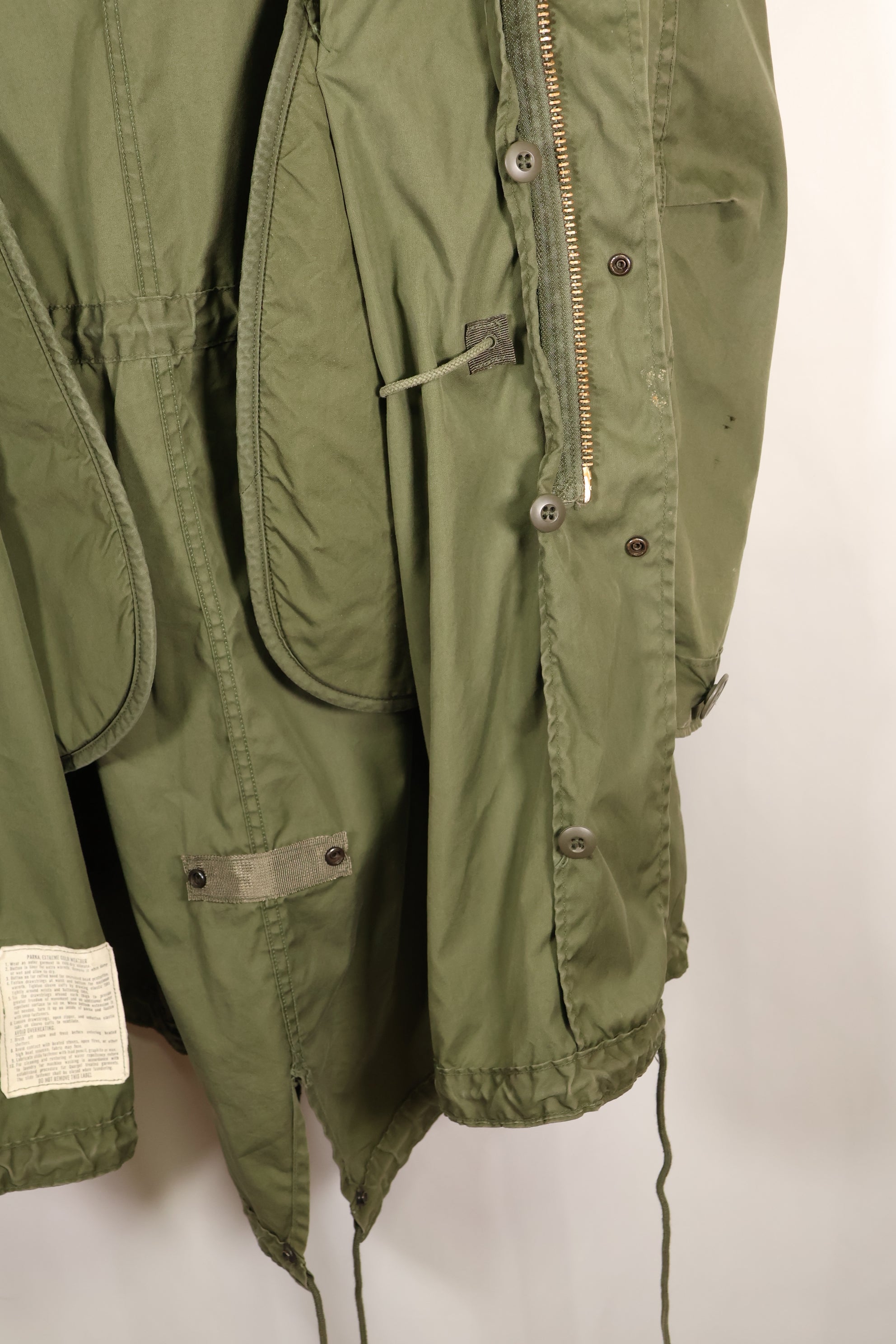 1970s Lot Mix M-R M65 Field Parka Fishtail Brass Zipper Used