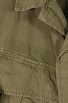 Around 1967; S-R 3rd Model Jungle Fatigue Jacket; Slightly Faded; Used