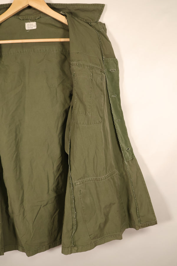 Around 1967; S-R 3rd Model Jungle Fatigue Jacket; Slightly Faded; Used