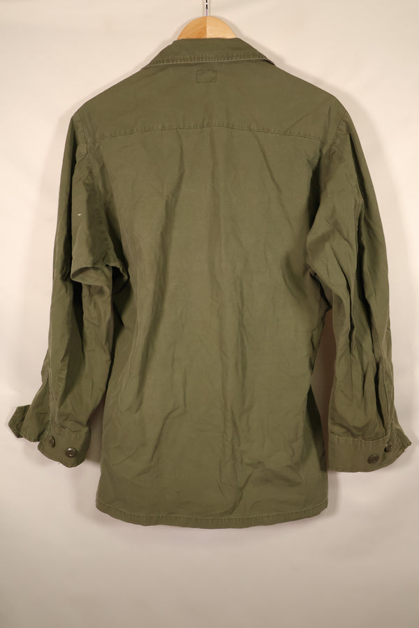Around 1967; S-R 3rd Model Jungle Fatigue Jacket; Slightly Faded; Used