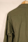 Around 1967; S-R 3rd Model Jungle Fatigue Jacket; Slightly Faded; Used