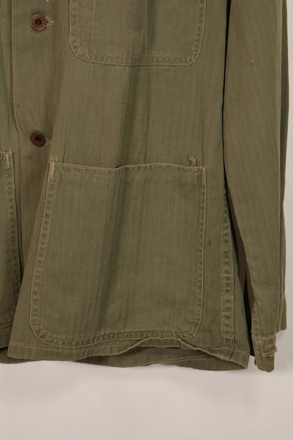 Real U.S. Marine Corps USMC M41 HBT Utility Jacket Used A