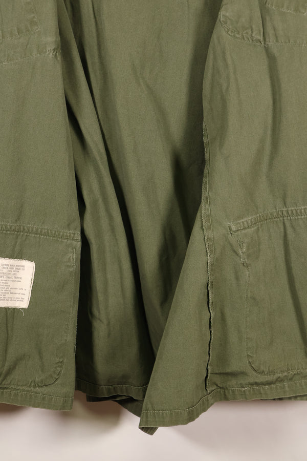 1967 Contract L-R Non Ripstop 3rd Model Jungle Fatigue Jacket Used