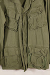 1970 Contract M-S 4th Model Jungle Fatigue Jacket, faded, used.