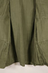 1970 Contract M-S 4th Model Jungle Fatigue Jacket, faded, used.