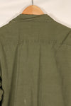1970 Contract M-S 4th Model Jungle Fatigue Jacket, faded, used.