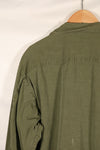 1970 Contract M-S 4th Model Jungle Fatigue Jacket, faded, used.
