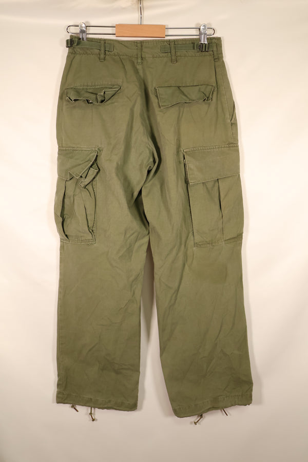 1968年契約　S-S　4th Model ジャングルファティーグ　パンツ　リップストップ生地　状態良い　中古品