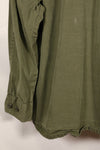 1970 Contract M-S 4th Model Jungle Fatigue Jacket, faded, used.