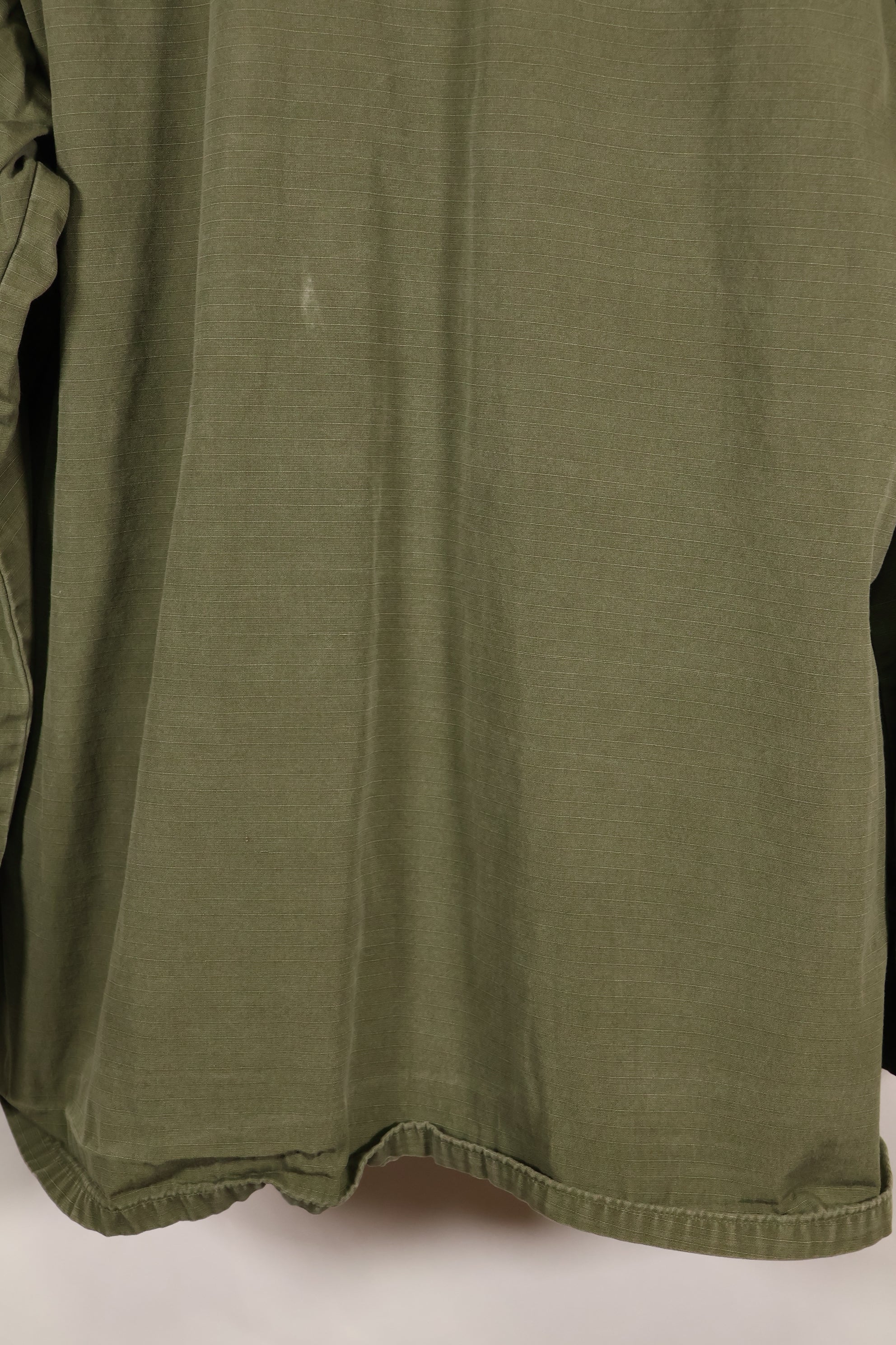 1970 Contract M-S 4th Model Jungle Fatigue Jacket, faded, used.