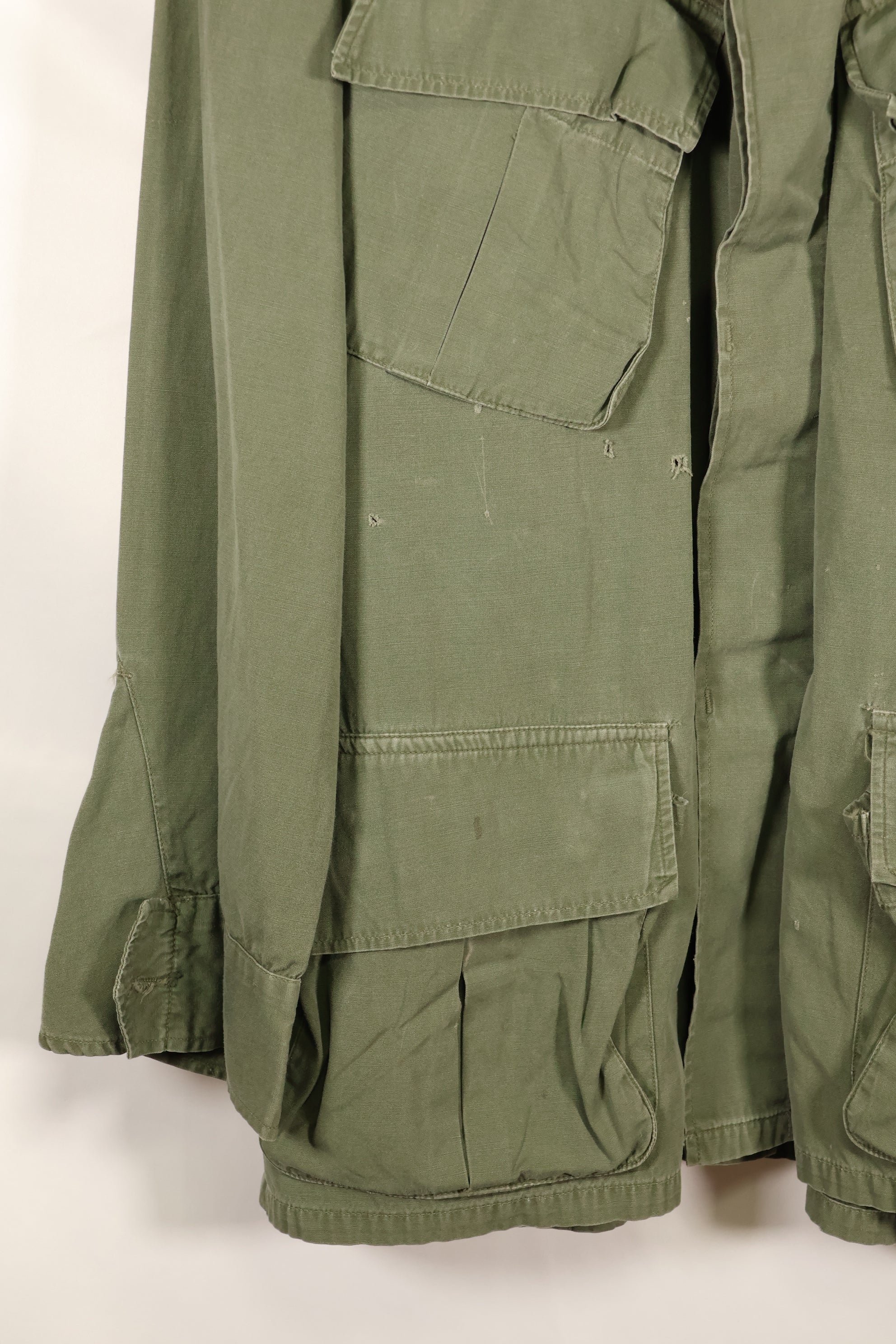 1967 Contract M-S Non Ripstop 3rd Model Jungle Fatigue Jacket with Tape Used