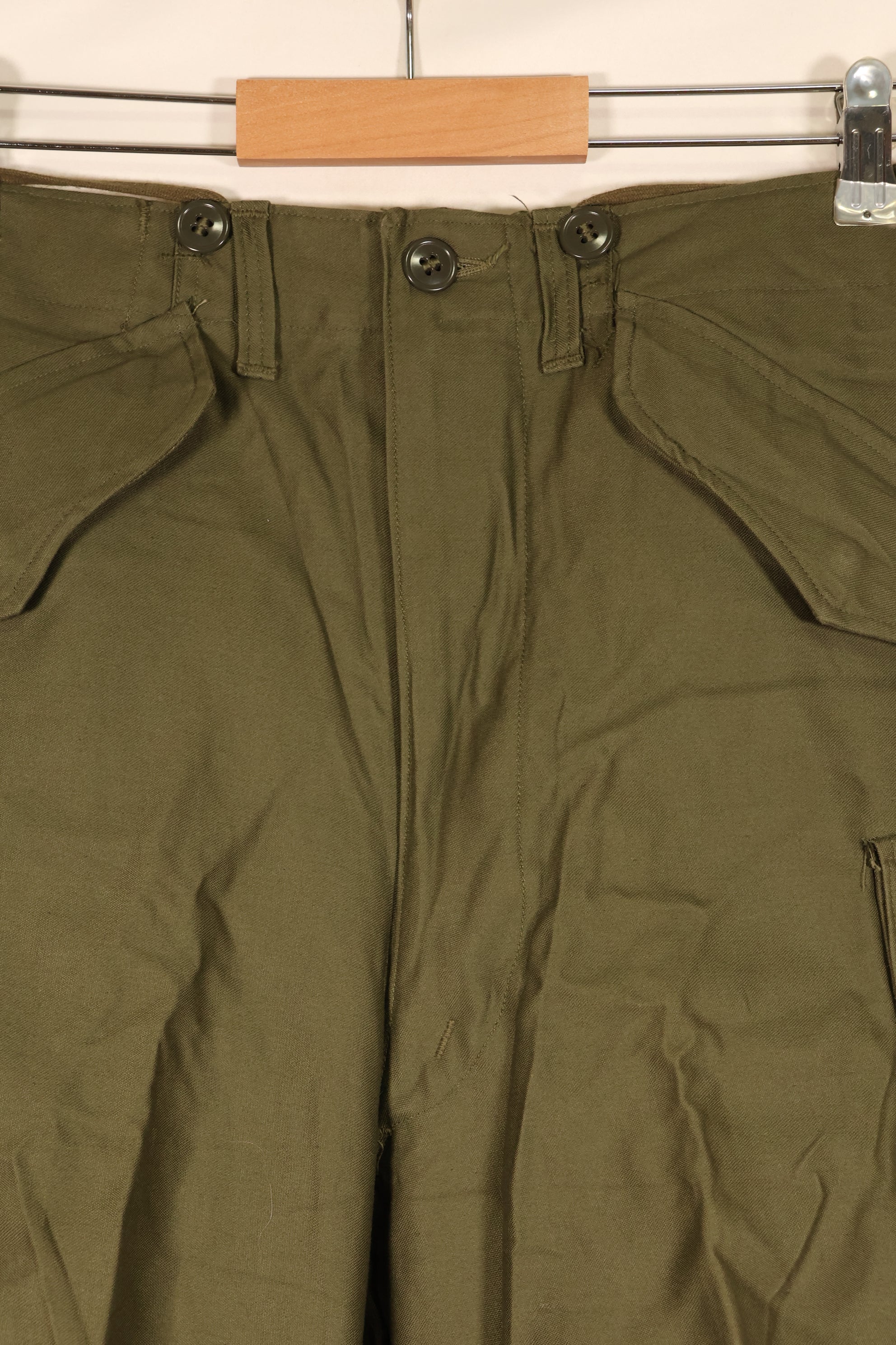 1957年契約　アメリカ軍　M-1951　フィールドパンツ　M-58　パンツ　状態良い　中古品