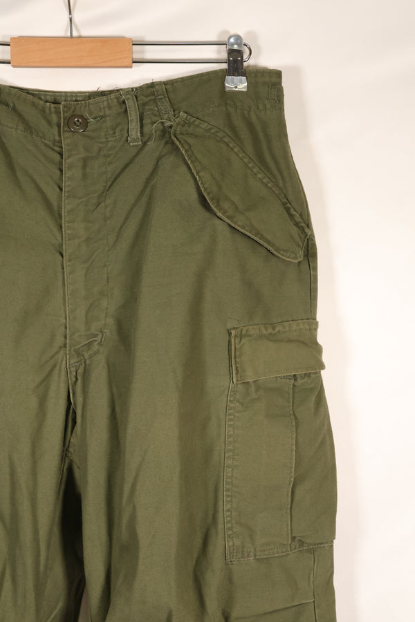 1970s lot, estimated size M-R, M65 field pants, cold weather specs, used.