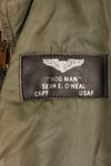 1970 Contract, LARGE, U.S. Air Force (USAF), MA-1 Flight Jacket, Original Patches, Used