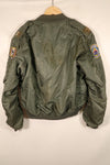 1960 Contract, MEDIUM, U.S. Air Force (USAF), L-2B Flight Jacket, Original Patches, Used