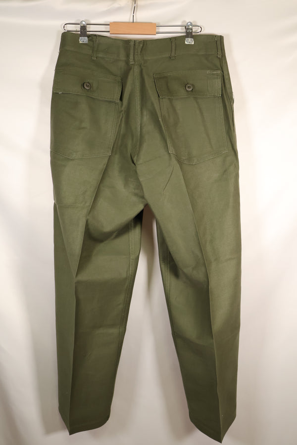 1970s Contract 36 x 31 US Army OG-107 Type III Utility Pants in good used condition