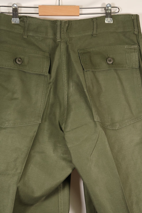 1970s Contract 36 x 31 US Army OG-107 Type III Utility Pants in good used condition