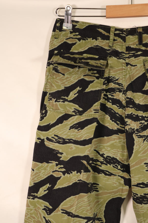 1970, Estimated Size S–M, U.S. Navy Military Advisory Group, Advisor, VNMC 4th Tiger Stripe Set, Used