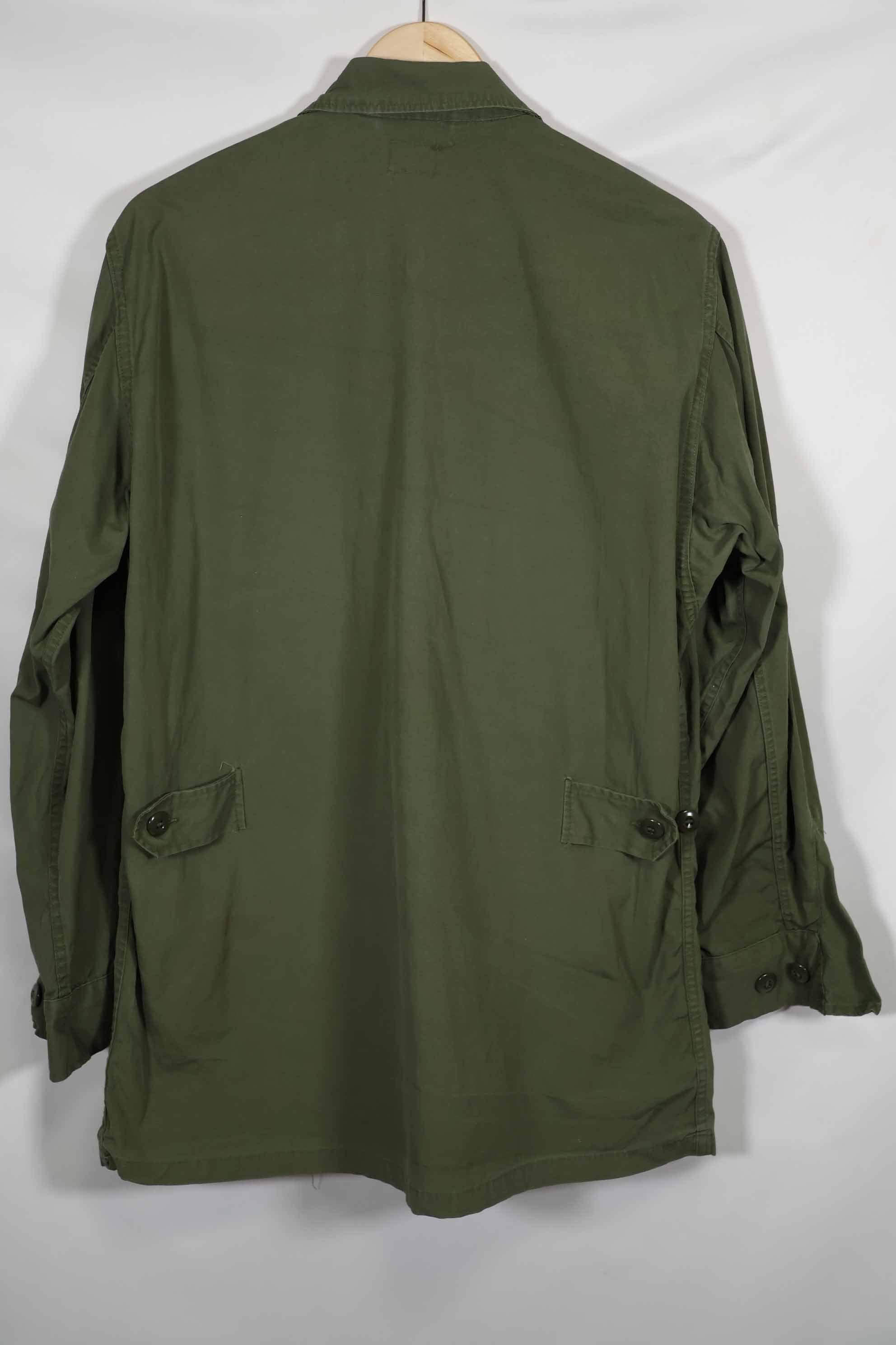 Early 1960s 1st Model Jungle Fatigue Jacket, tags unreadable, used.