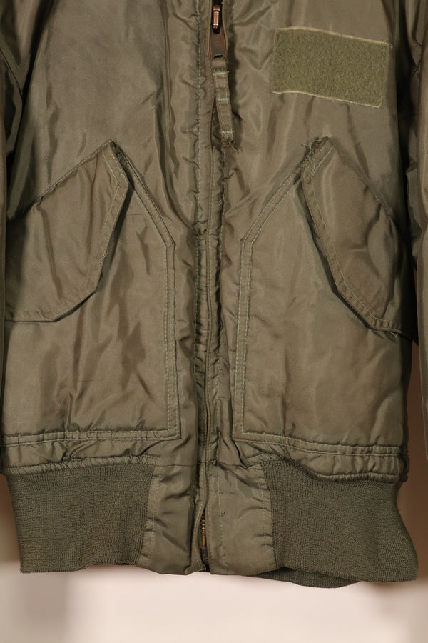 Estimated late 1980s; S–M; U.S. Navy; CWU-45P; Intermediate Flight Jacket; Used