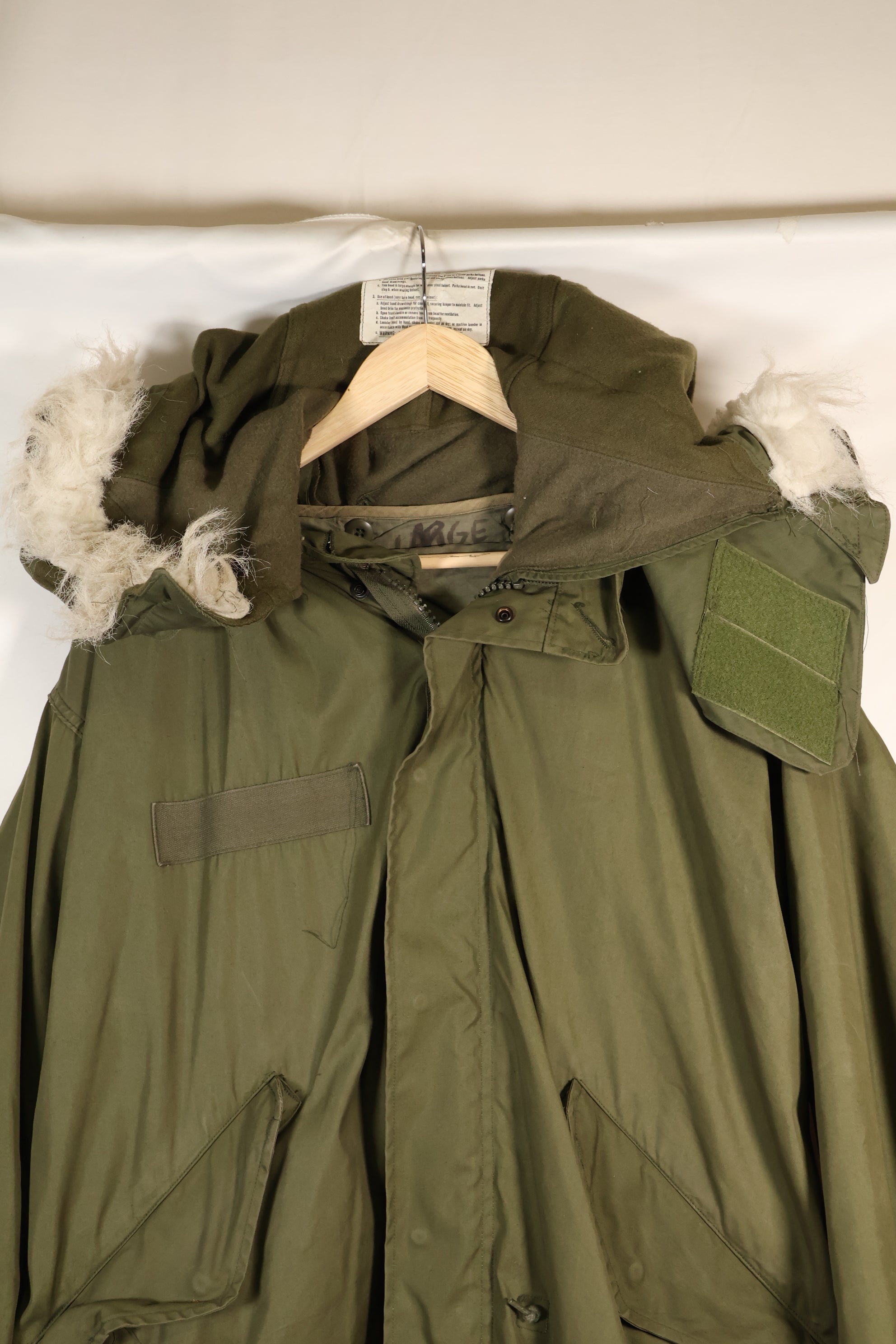 Year Mixed LARGE M65 Field Parka Set M51 with Liner Used A