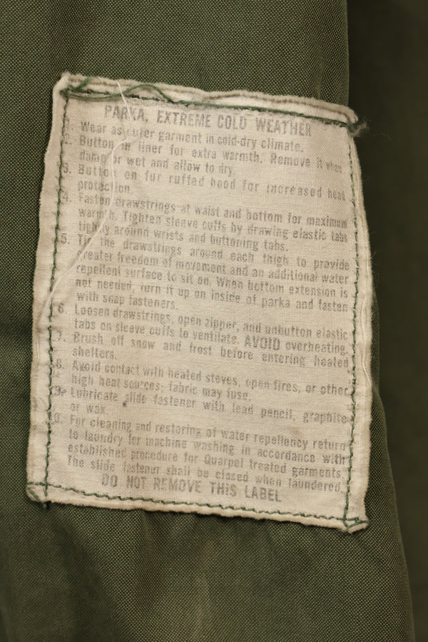 Year Mix 1972 Contract Shell M-R M65 Field Parka Set M51 with Liner Used C