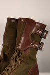 Actual 1951 tropical boots, commonly known as Okinawa boots, rare, used 10 27cm, large size