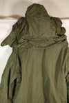 Year Mix 1972 Contract Shell S-R M65 Field Parka Set M51 with Liner Used E