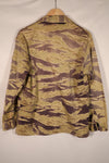 Real Early gold tiger stripe US cut shirt, used, faded.