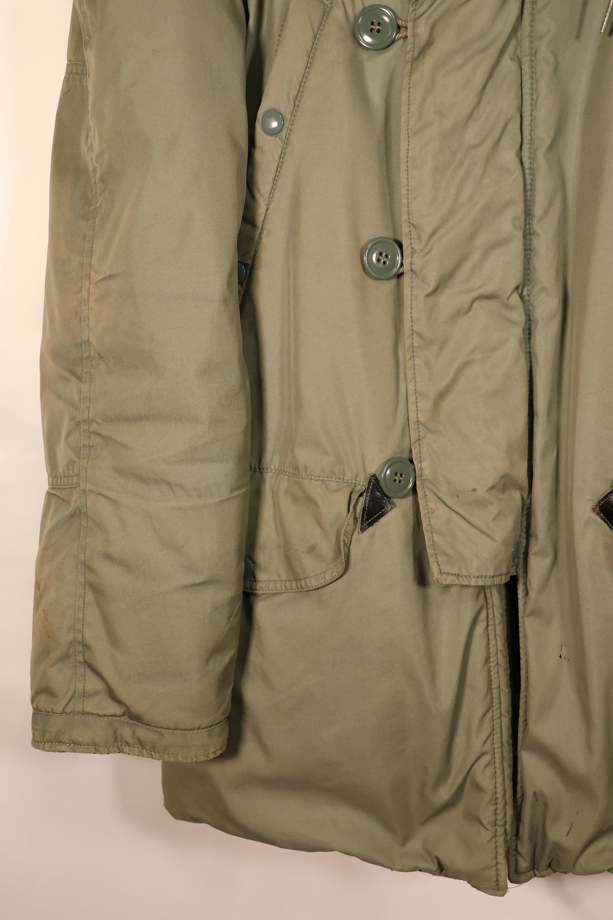 1971 Contract, SMALL, U.S. Air Force (USAF), N3-B Flight Jacket, With Back Stencil, Used