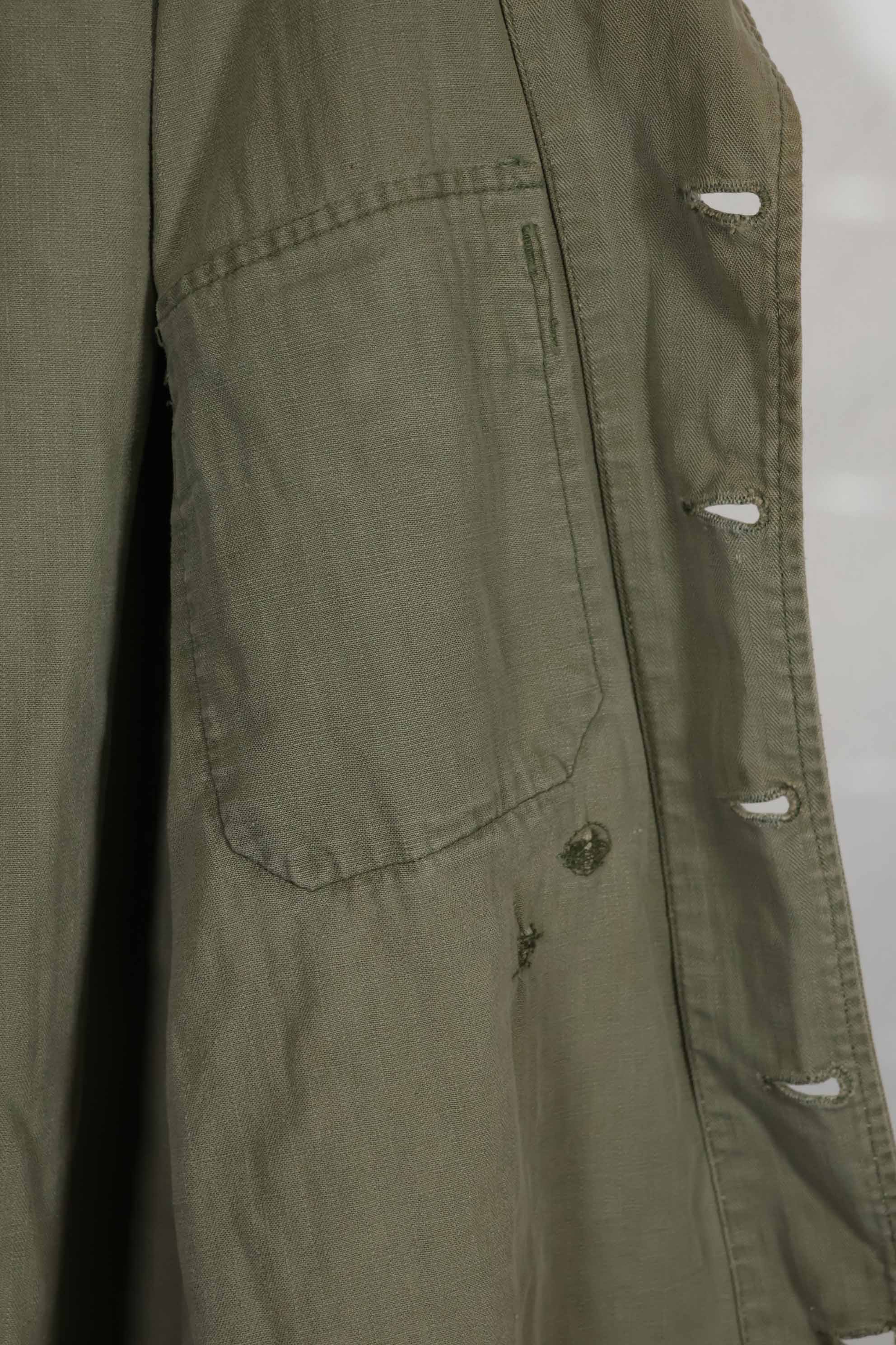 Real 1940s WWII M41 US Army HBT Utility Uniform Jacket Used