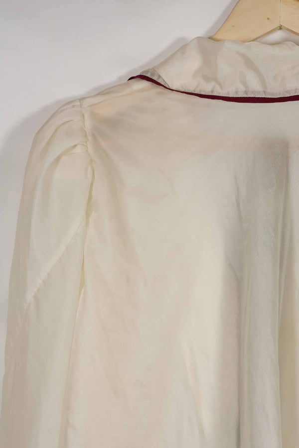 1940s-50s silk parachute women's nightshirt, used.