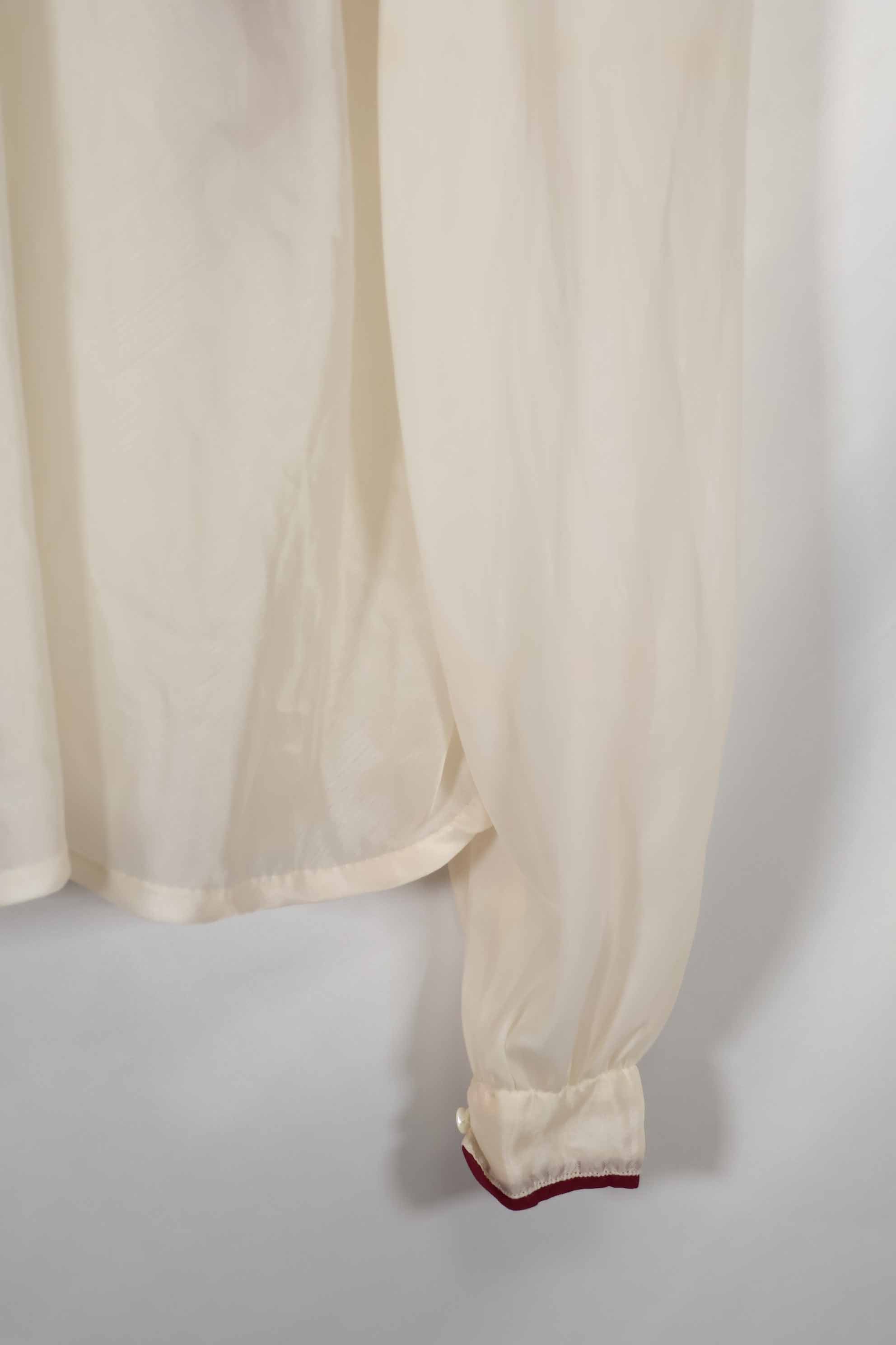 1940s-50s silk parachute women's nightshirt, used.