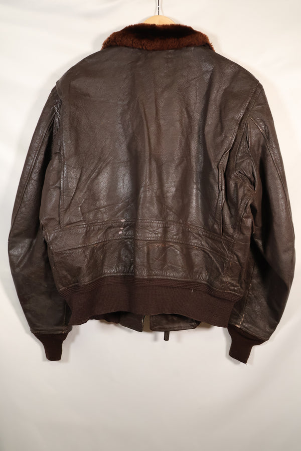 1963 Contract Size 44 US Navy G-1 Flight Jacket Intermediates Used