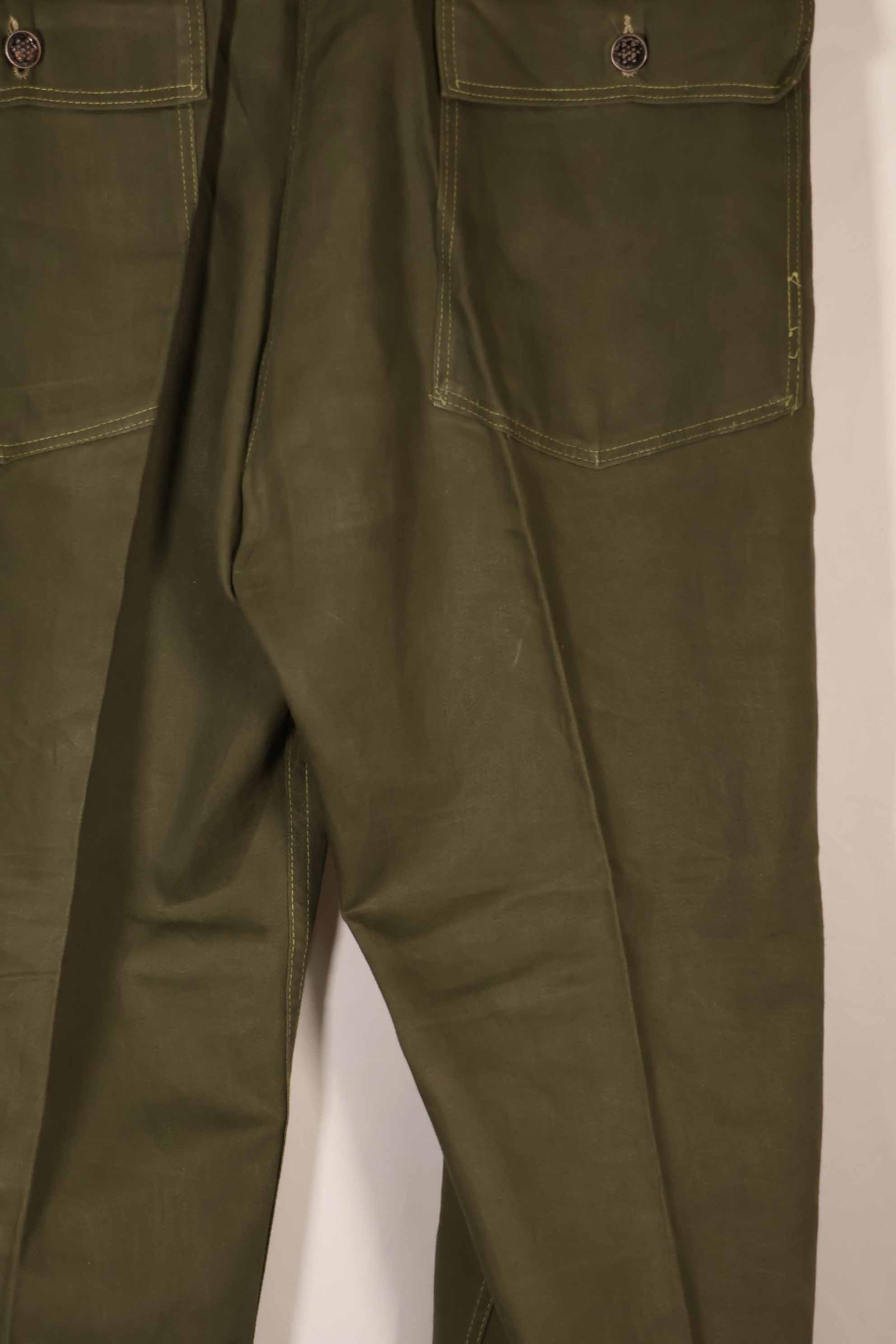 Real 1950s U.S. Army Cotton Utility Pants, Used