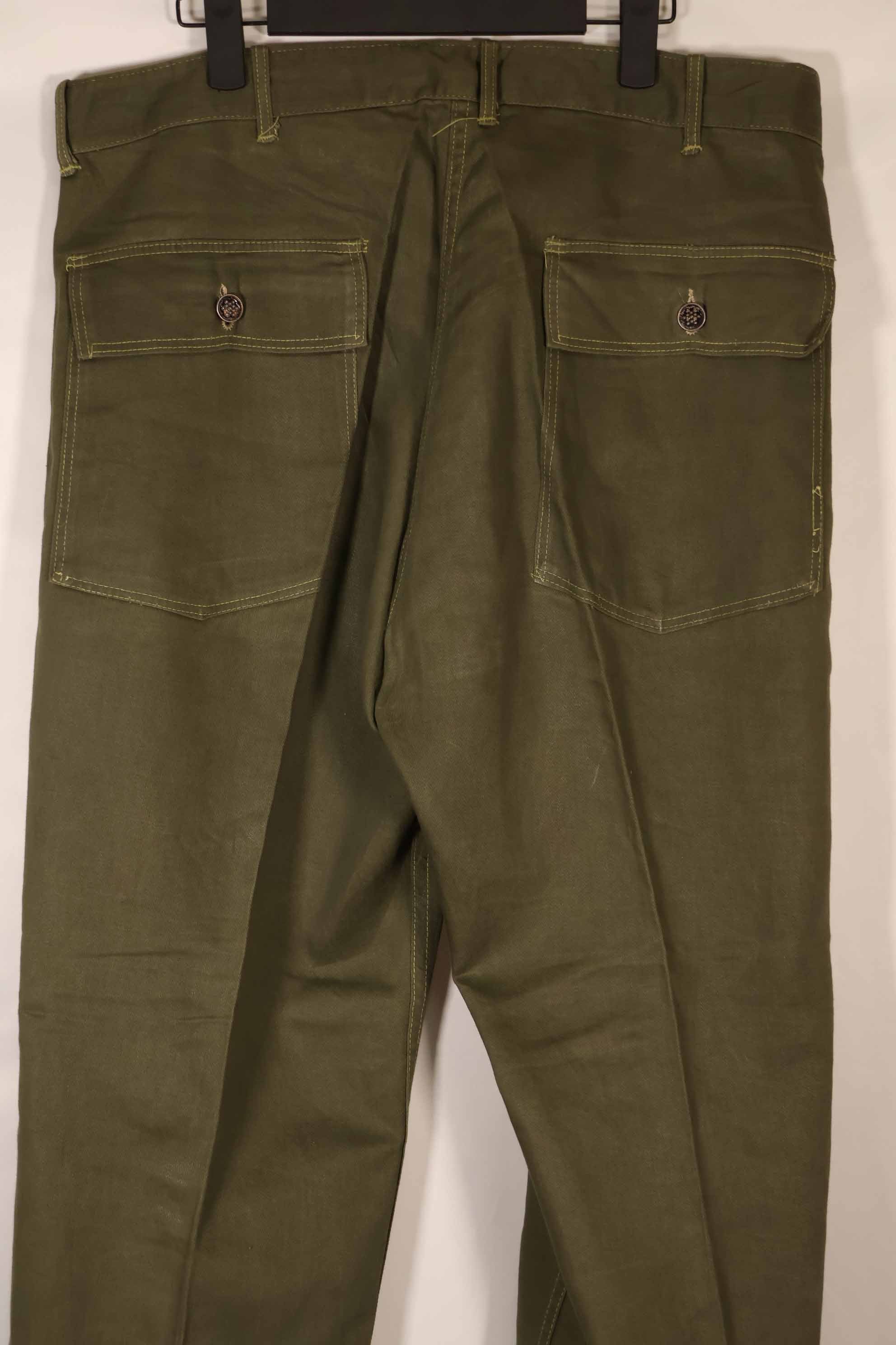 Real 1950s U.S. Army Cotton Utility Pants, Used