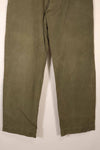 Real 1940s U.S. Army M45 cotton field pants, used.