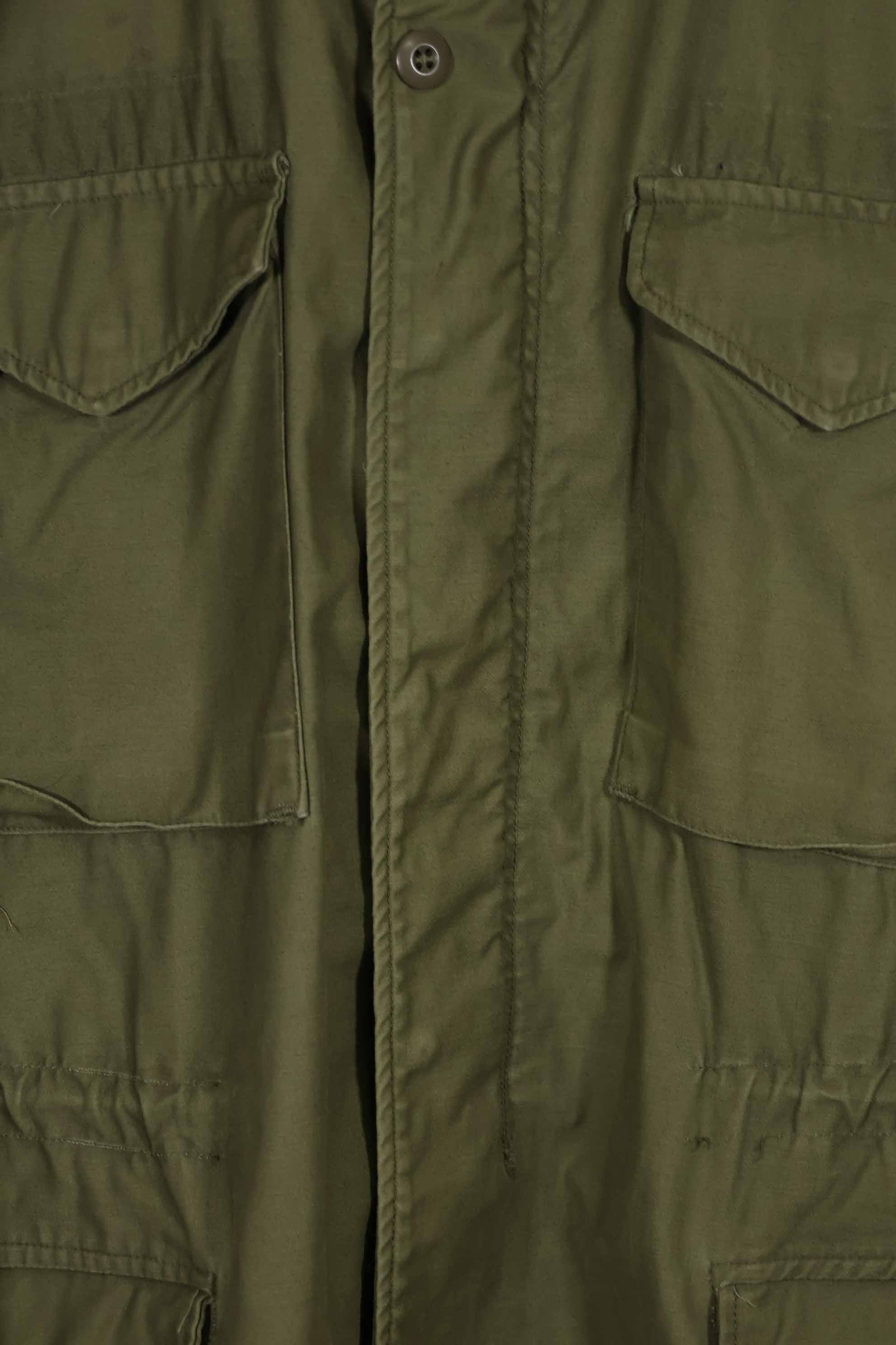 Real 1968 2nd Model M65 Field Jacket Gray Liner M-R Used