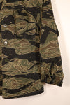 Circa 1965, Made in Japan, A-M, Silver Tiger, Asian Cut, Tiger Stripe Shirt, Good Condition, Used