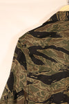 Circa 1965, Made in Japan, A-M, Silver Tiger, Asian Cut, Tiger Stripe Shirt, Good Condition, Used