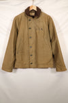 1940s size 38 WWII US Navy N-1 deck jacket, used.