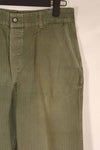 Real 1940s WWII U.S. Marine Corps HBT pants, used A