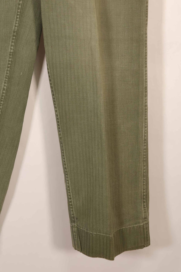 Real 1940s WWII U.S. Marine Corps HBT pants, used A