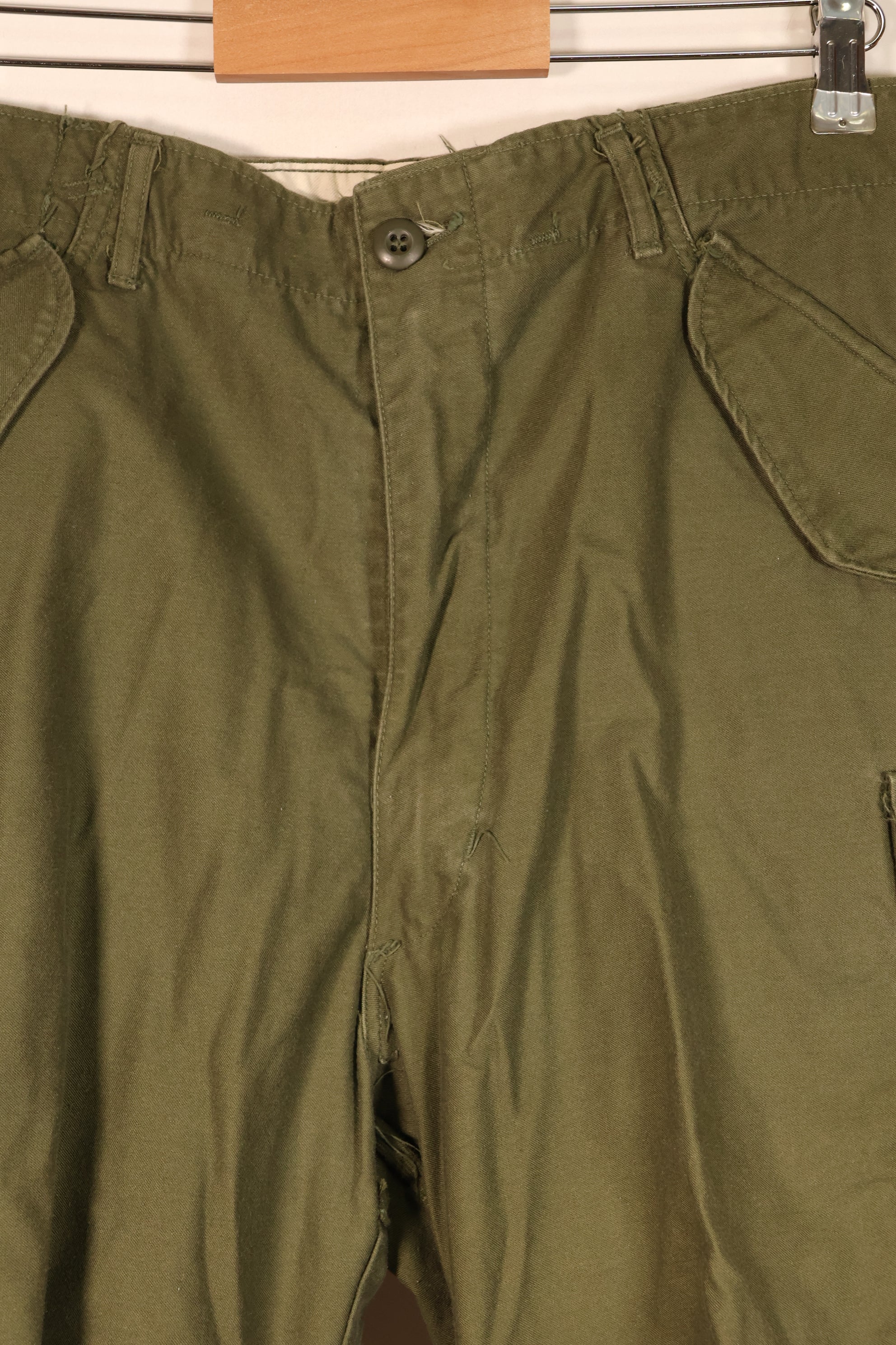 1967 Contract, M-R, U.S. Military, M-65 Field Pants, Early Production, Used