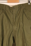 1967 Contract, M-R, U.S. Military, M-65 Field Pants, Early Production, Used