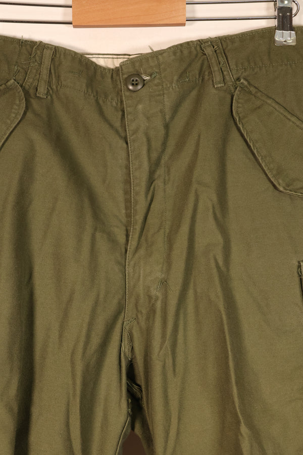 1967 Contract, M-R, U.S. Military, M-65 Field Pants, Early Production, Used